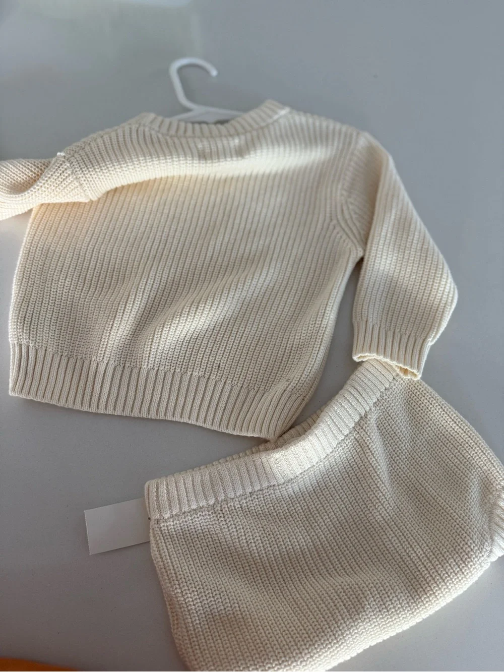 Target Cream Knit 'lil cub' Sweater & Bloomers Set